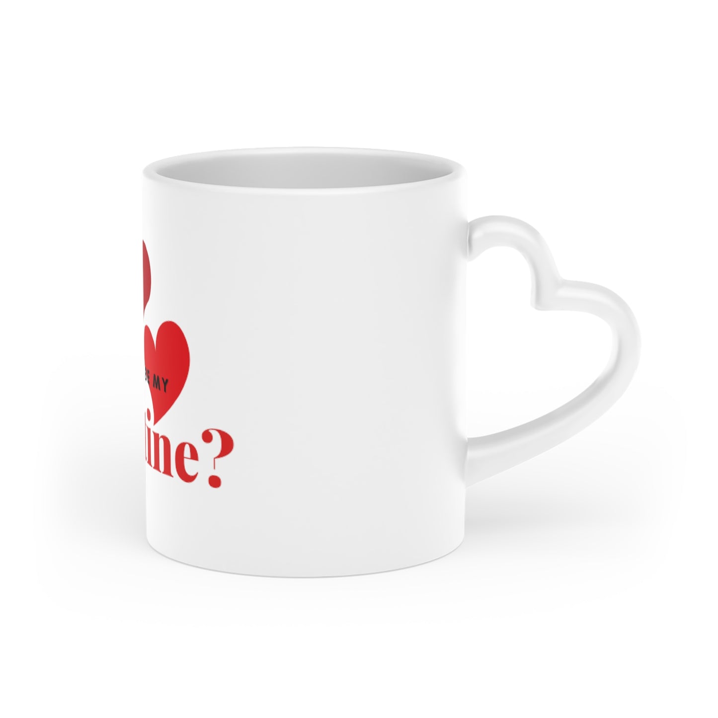 Valentine Heart-Shaped Mug